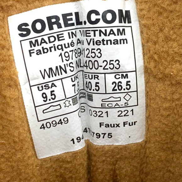 NWOB Sorel Kinetic Rnegd Conquest Sneaker Boot in Tawny Buff, Canoe Size 9.5 - Picture 7 of 9